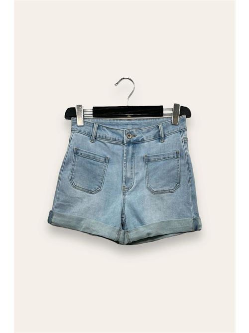 Shorts di jeans con tasche davanti LOVEme | TD-12886/Blue Jeans